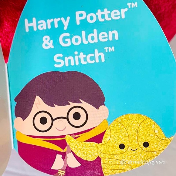 HARRY POTTER AND SNITCH ⚡️⚜️ Quidditch Character Set Squishmallow Kellytoy NWT - Picture 10 of 10